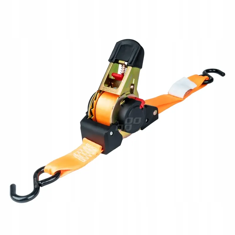 Autentyczny Pas transportowy z automatycznym zwijaczem 640kg 25mm 3,5m S-TYPE AMIO-0331