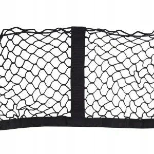 Najlepsza cena SIATKA Z 2 KIESZENIAMI PODWÓJNA DO BAGAŻNIKA NA RZEPY 30+30x30cm CPJ