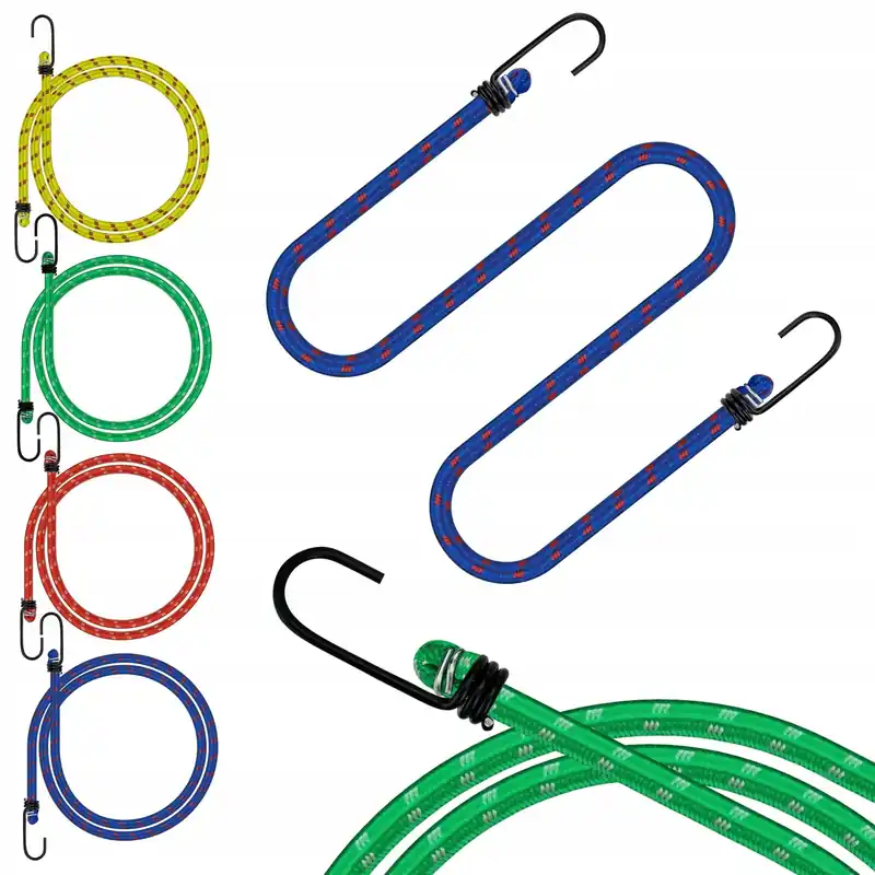 Autentyczny Gumy linki bagażowe do mocowania bagażu bagażnik, elastyczne 110cm x 3szt