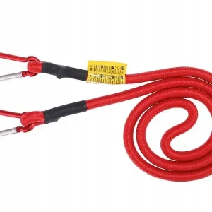 Linka elastyczna z karabinkami 10 mm x 120 cm Popularny