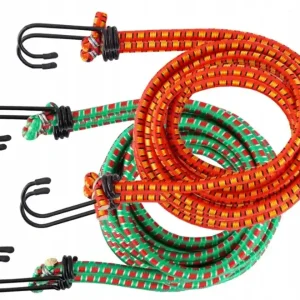 Kup teraz LINKA ELASTYCZNA DO BAGAŻU 4x180cm 8mm KOMPLET LINEK LINKI ZESTAW