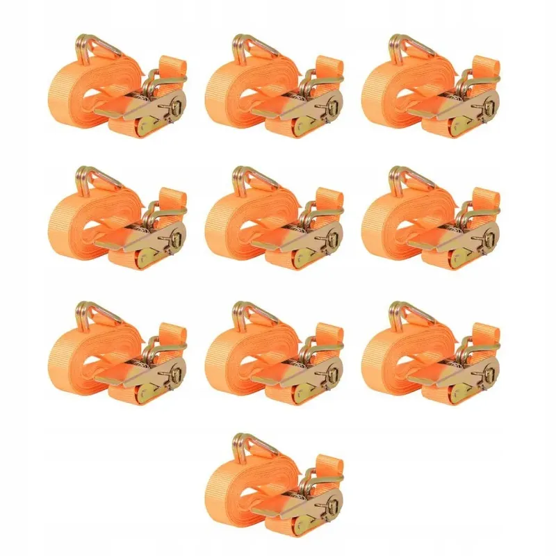 Ekspresowa dostawa Taśmy mocujące z napinaczami, 10 szt, 0,4 tony, 6mx25mm Lumarko!