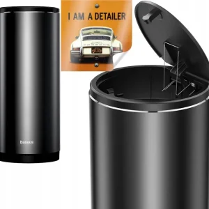 BASEUS SAMOCHODOWY MINI KOSZ NA ŚMIECI Z POKRYWKĄ DO AUTA CZARNY + WORKI Oferta