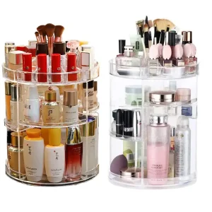 ORGANIZER NA KOSMETYKI BIŻUTERIĘ OBROTOWY 360 Premium