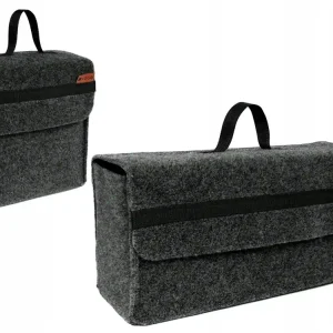 Zestaw toreb do bagażnika welurowycha mała + średnia na narzędzia na rzep Tani