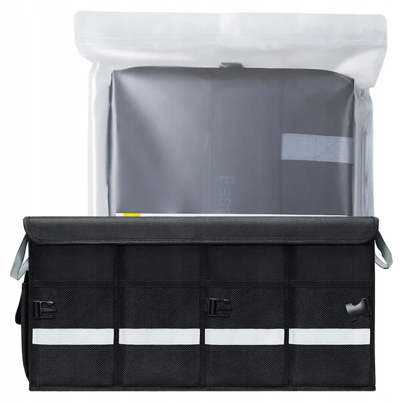 BASEUS ORGANIZER PUDEŁKO SCHOWEK SAMOCHODOWY 60L CZARNY DO BAGAŻNIKA Najlepsza cena