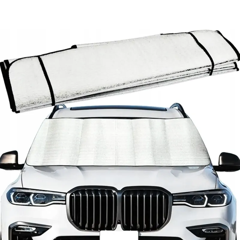 Popularny MATA ALUMINIOWA OSŁONA NA SZYBE DO AUTA 100X200 CM POKROWIEC ALUMINIOWA