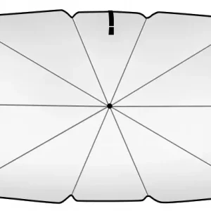 Bezpieczna płatność Osłona Ochrona Przeciwsłoneczna 140x77cm Parasol Do Samochodu Auta + Etui