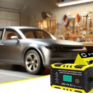 Ekspresowa dostawa PROSTOWNIK DO AKUMULATORÓW SAMOCHODOWY AUTOMATYCZNY Z FUNKCJĄ NAPRAWY 12V