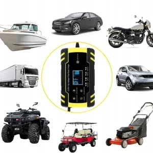 PROSTOWNIK Mikroprocesorowy SAMOCHODOWY DO AKUMULATORÓW 12V 24V 8A AGM Kup teraz