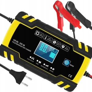 Popularny PROSTOWNIK Mikroprocesorowy SAMOCHODOWY DO AKUMULATORÓW 12V 24V 8A AGM