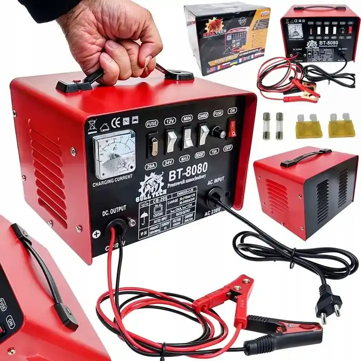 Zwrot pieniędzy Prostownik z funkcją rozruchu szybkiego ładowania 12V 24V 280A