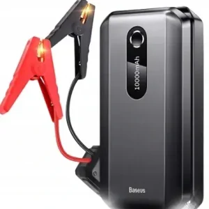 BASEUS POWER BANK JUMP STARTER ROZRUCH BOOSTER LATARKA10000mAh +KLEMY AUTO Autentyczny