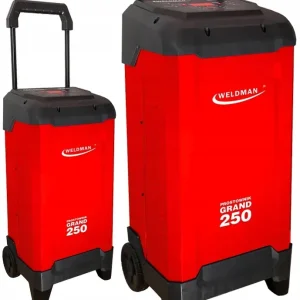 Prostownik inteligentny z rozruchem WELDMAN Grand 250 12/24V WET/GEL/AGM/CA Autentyczny