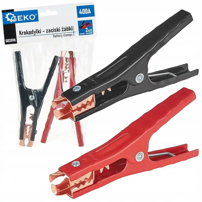 Krokodylki - zaciski żabki 400A (50) Zwrot pieniędzy