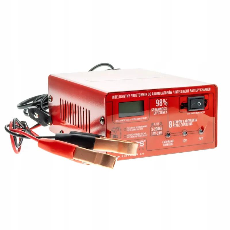 Tylko dziś EPCBC03 PROSTOWNIK 12/24V 15A Z FUNKCJĄ NAPRAWY 8 ETAPÓW ŁADOWANIA