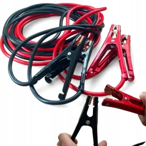 Tylko dziś SOLIDNE KABLE PRZEWODY ROZRUCHOWE 900A 6m 6 metrów GRUBE 20mm2 2x 6m MOCNE