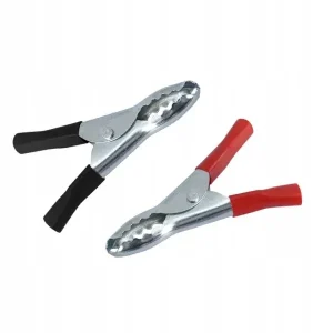 Ostatnia szansa Zaciski Krokodylki do kabli przewodów 30-50A 2szt