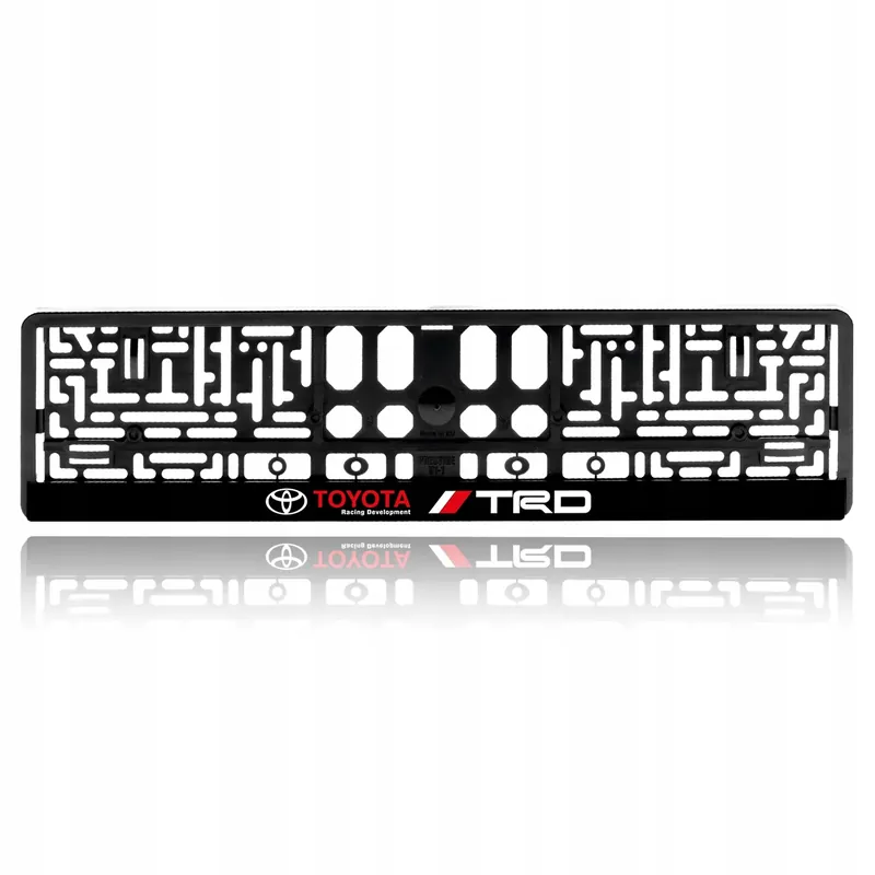 Szybka dostawa 2 x Ramka na Tablicę Rejestracyjną do Twojego Samochodu LOGO TOYOTA 2