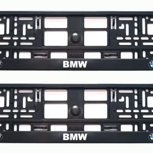 Wysoka jakość RAMKI DO TABLICY REJESTRACYJNEJ BMW NAPIS UV 2 SZTUKI