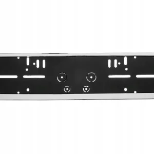 Oryginalny Ramka na tablicę rejestracyjną chrom, galwanizowana pod rejestrację