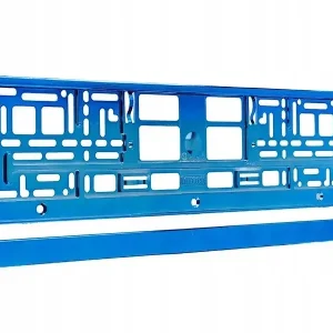 Bezpieczna płatność Ramka na tablicę rejestracyjną niebieska