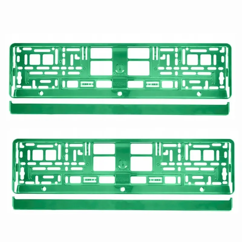 Ramka pod tablicę rejestracyjną zielona metalizowana zestaw ramek 2 szt Kup teraz