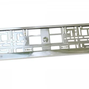 2 X RAMKA POD TABLICE REJESTRACYJNE CHROM POŁYSK Kup teraz