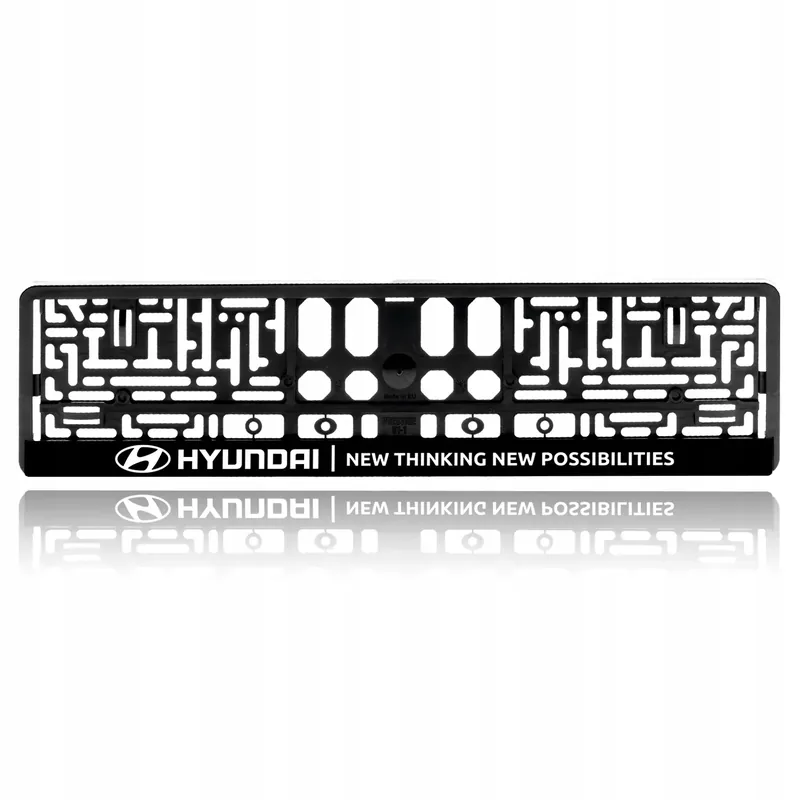 2 x Ramka na Tablicę Rejestracyjną do Twojego Samochodu LOGO HYUNDAI 2 Tani