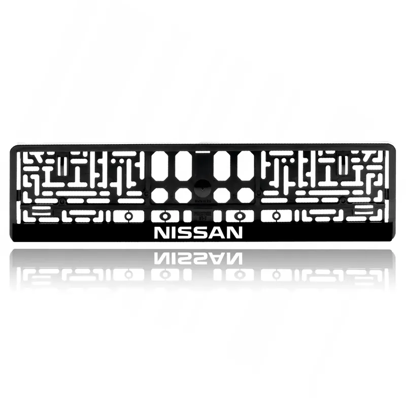 2 x Ramka na Tablicę Rejestracyjną do Twojego Samochodu LOGO NISSAN Ekspresowa dostawa
