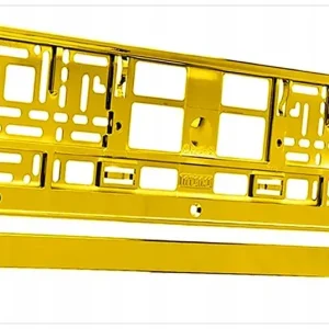 Premium F7W72 RAMKA NA TABLICĘ REJESTRACYJNĄ METALIZOWANA ZŁOTA 87181