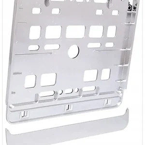 Oryginalny X0R96 RAMKA NA TABLICĘ REJESTRACYJNĄ MOTOCYKLA CHROM 58479