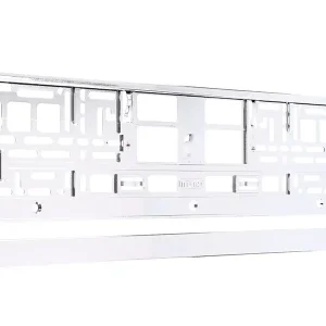 Wysoka jakość Ramka na tablicę rejestracyjną metalizowana, chrom