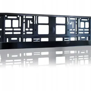 Ostatnia szansa Ramka Tablicy Rejestracyjnej - Czarny Połysk Metalizowana