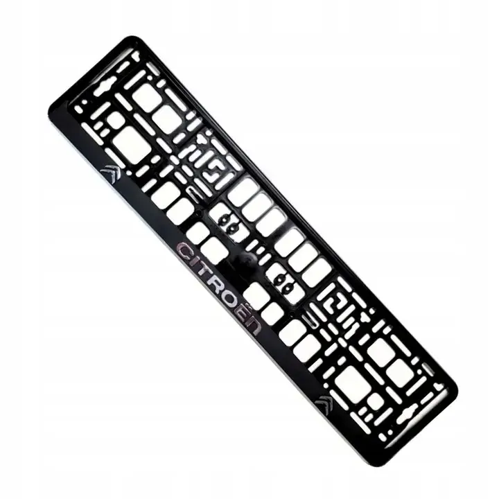 Popularny RAMKA POD TABLICĘ REJESTRACYJNĄ 3D CITROEN 2SZT