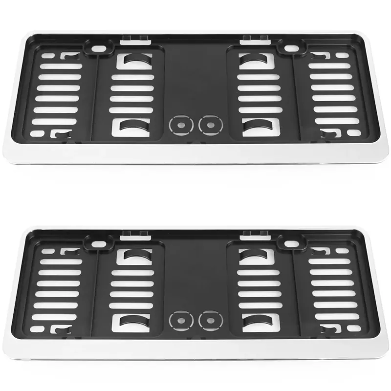 Darmowa dostawa RAMKI PODKŁADKI TABLIC REJESTRACYJNYCH ZMNIEJSZONE CHROM 305x114 USA 2 SZT.