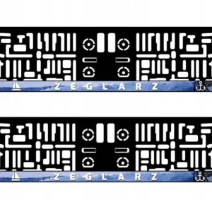 RAMKA TABLICY REJESTRACYJNEJ HOBBY ŻEGLARZ 2szt. Zwrot pieniędzy