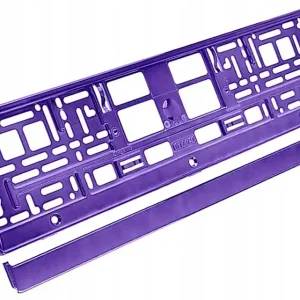 Premium RAMKA NA TABLICĘ REJESTRACYJNĄ FIOLETOWA A9W62