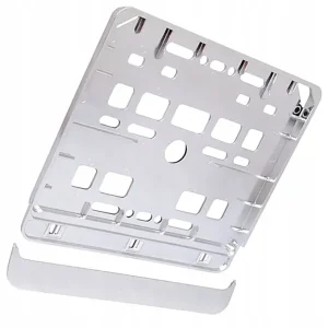 TABLICĘ S3K47 REJESTRACYJNĄ MOTOCYKLA CHROM RAMKA Bezpieczna płatność