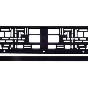 RAMKA POD TABLICĘ REJESTRACYJNĄ CZARNA TANIA Szybka dostawa