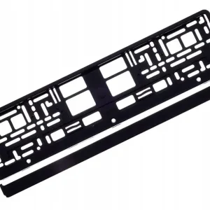 O8K35 TABLICĘ REJESTRACYJNĄ CZARNA TANIA FV RAMKA Zwrot pieniędzy
