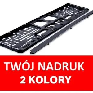 100x ramki tablica rejestracyjna nadruk 2kolory Popularny