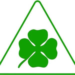 Zwrot pieniędzy ALFA ROMEO koniczynka wlepa naklejka kolory kolor: Czarny, rozmiar w cm: 20