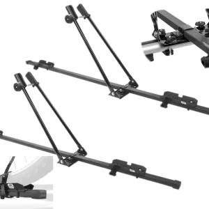 Darmowa dostawa 2x AMOS Bagażnik dachowy Uchwyt Rowerowy na dach