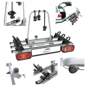 Darmowa dostawa Bagażnik uchwyt rowerowy platforma rowerowa na hak 2 rowery AMOS GIRO 13pin