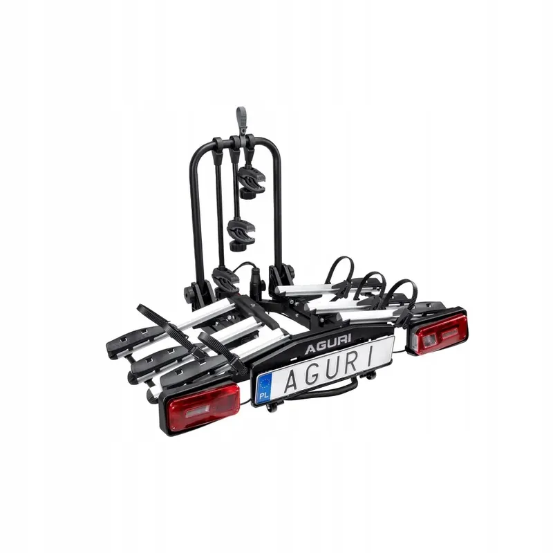 Bagażnik platforma rowerowy uchwyt NA HAK 3 ROWERY Aguri KRAB 3 SKŁADANY Zwrot pieniędzy
