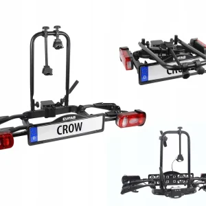 Zwrot pieniędzy Bagażnik rowerowy Eufab Crow 11563 składany 2 rowery