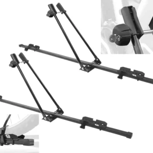 Szybka dostawa 2x Bagażnik dachowy Uchwyt Rowerowy na dach +zamek