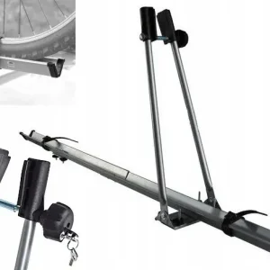 ALU Bagażnik dachowy Uchwyt Rowerowy na dach + zamek Ostatnia szansa