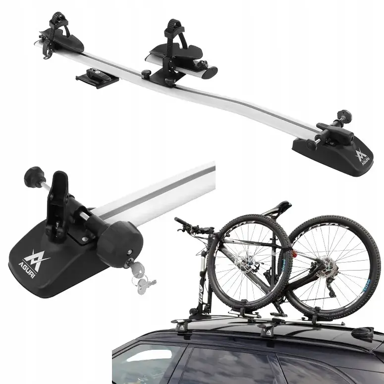 Aguri Marathon Silver Uchwyt Rowerowy Bagażnik Na Rower Na Dach Za Widelec Tani